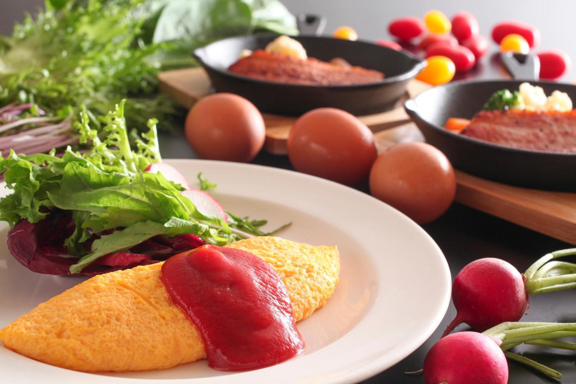Hida Takayama Onsen Takayama Green Hotel Keio Group Hotels Экстерьер фото An omelette with tomato sauce